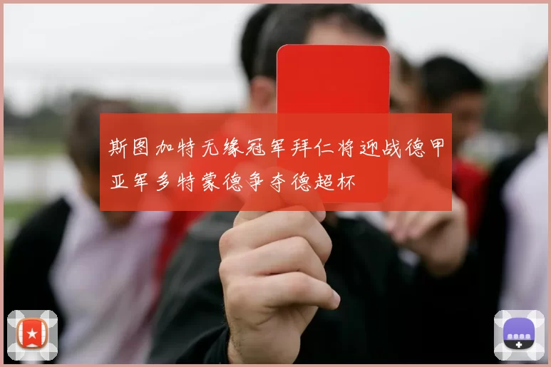 斯图加特无缘冠军拜仁将迎战德甲亚军多特蒙德争夺德超杯
